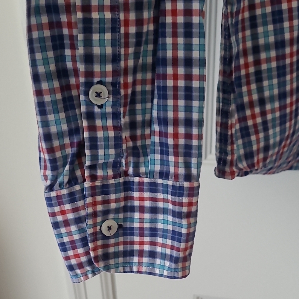Untuckit Multicolor Checkered Button Down Shirt - image 2